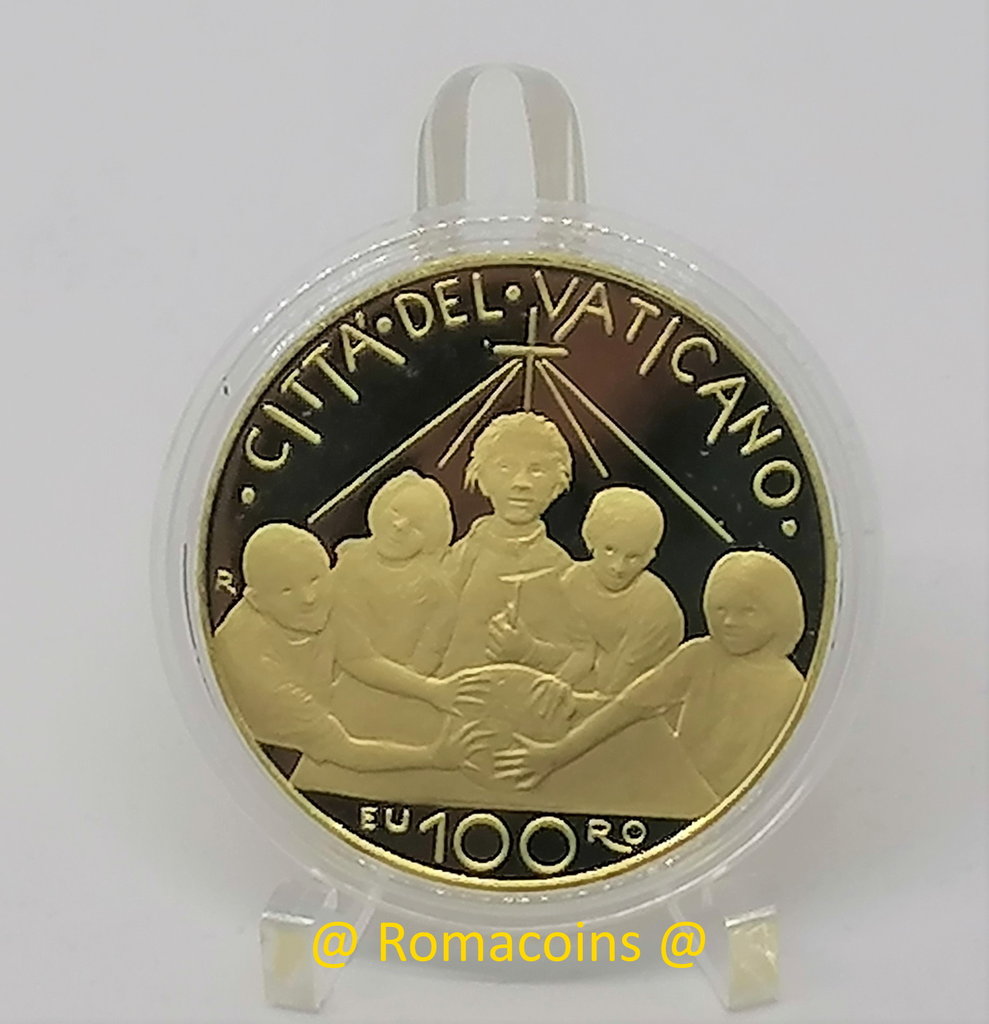100_Euro_Vatikan_2022_Goldmuenze_Polierte_Platte_PP_Romacoins