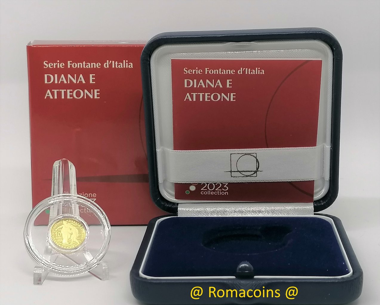 10_Euro_Italien_2023_Brunnen_von_Diana_und_Actaeon_Goldmuenze