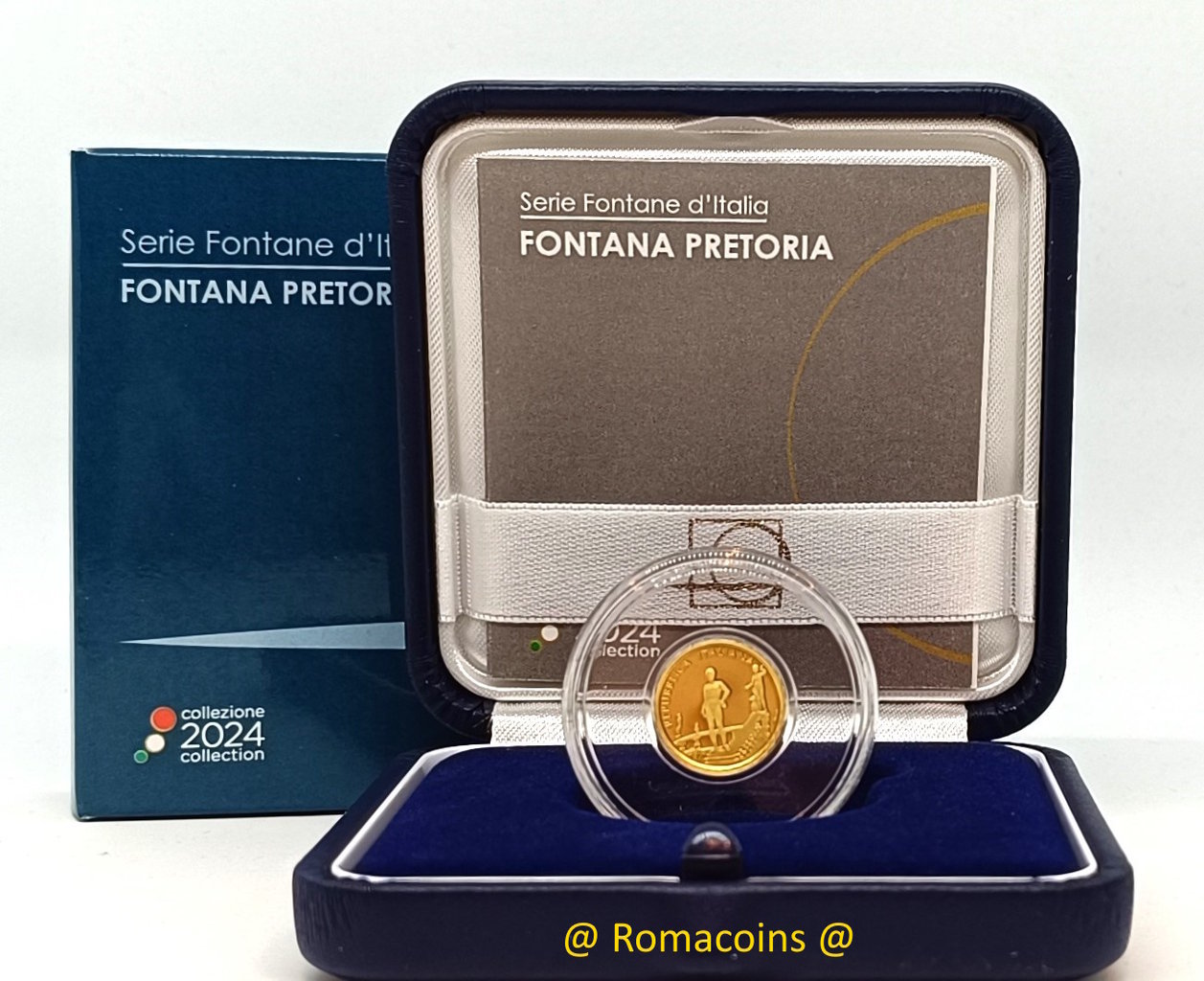 10_Euro_Italien_2024_Brunnen_Pretoria_Palermo_Goldmuenze_Romacoins