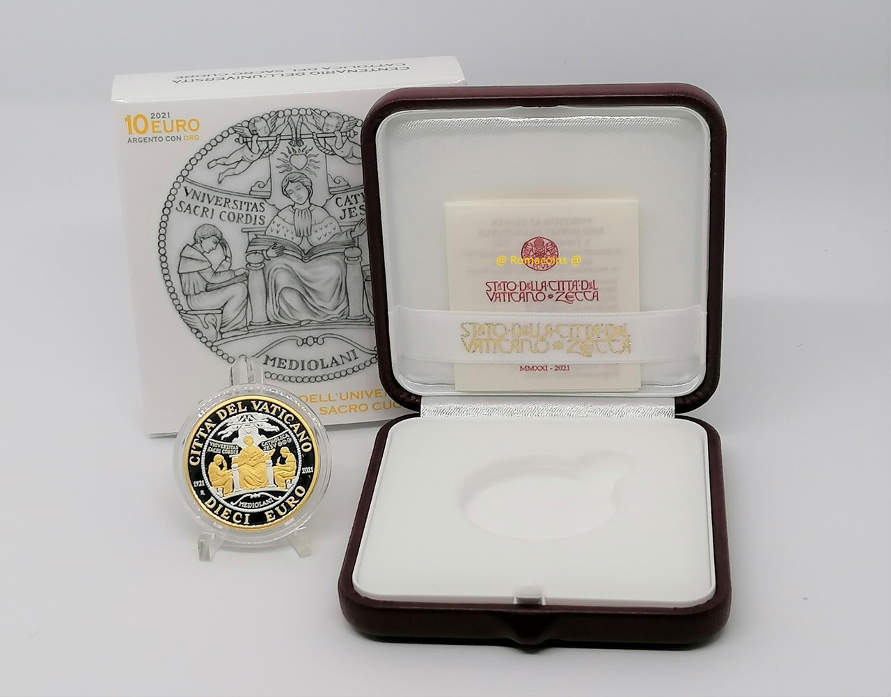 10_Euro_Vaticano_2021_Oro_e_Argento_Sacro_Cuore_Staordinario