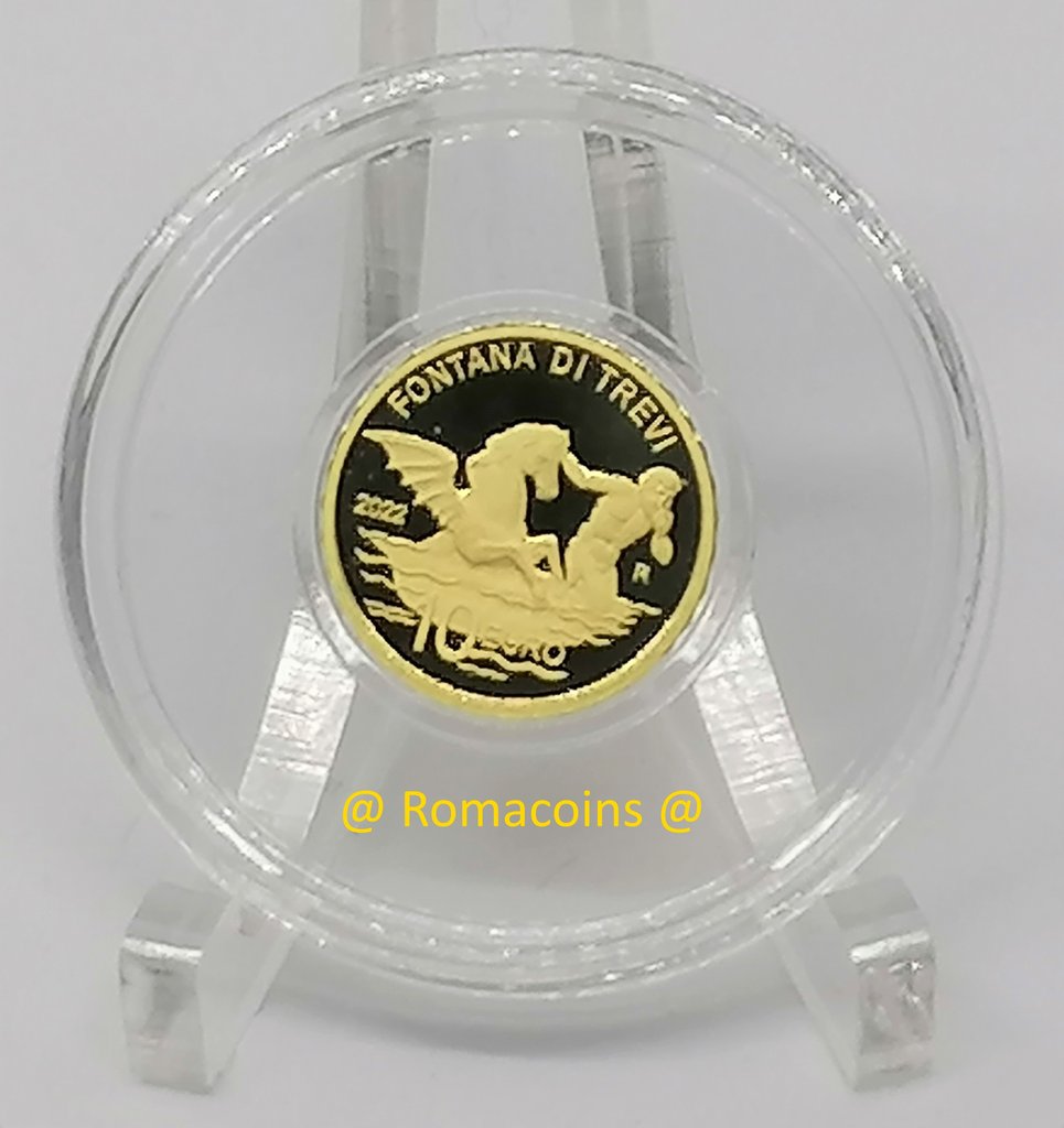 10_Euros_Italia_2022_Fuente_de_Trevi_Oro_Proof_Romacoins