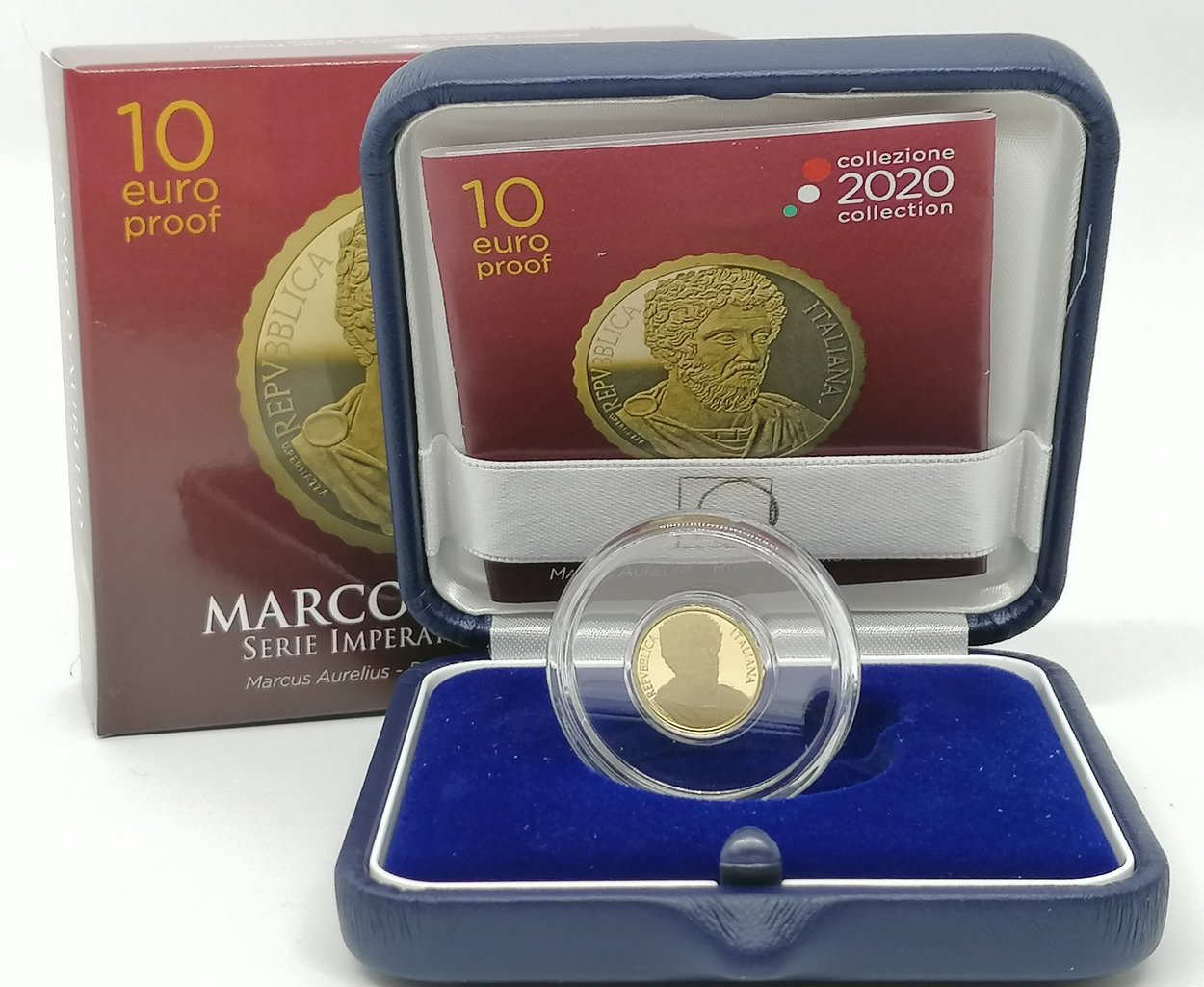 10_Euros_Italie_2020_Empereur_Marc_Aurele_Or_Be_Proof