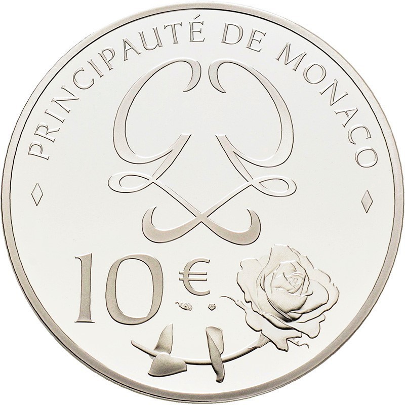 10_Euros_Monaco_2019_Grace_Kelly_Argent_Be_Proof
