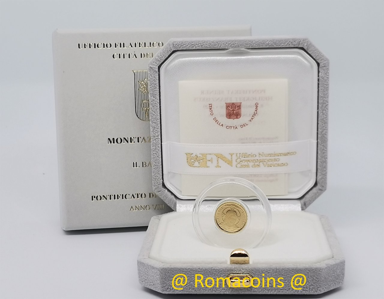 10_Euros_Vaticano_2020_Moneda_Oro_Proof_Bautizo