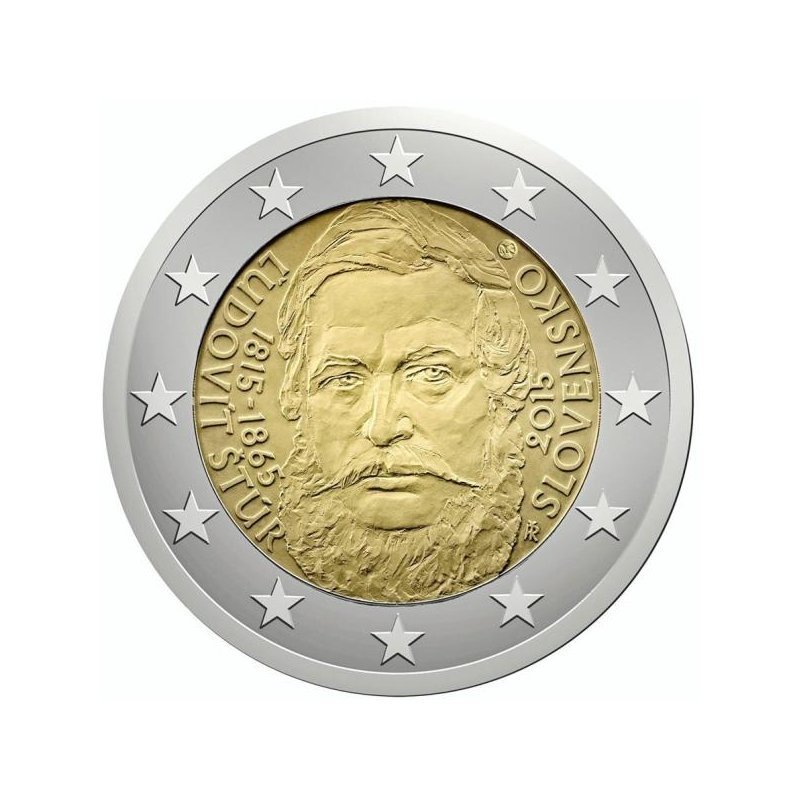2-Euro-Sondermuenze-Slowakei-2015_Ludwig-Stur__Romacoins
