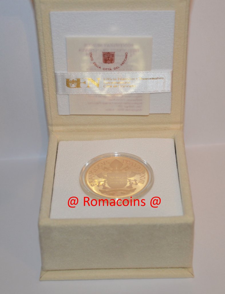 200_Euro_Vaticano_2017_Oro_Fondo_Specchio_Romacoins