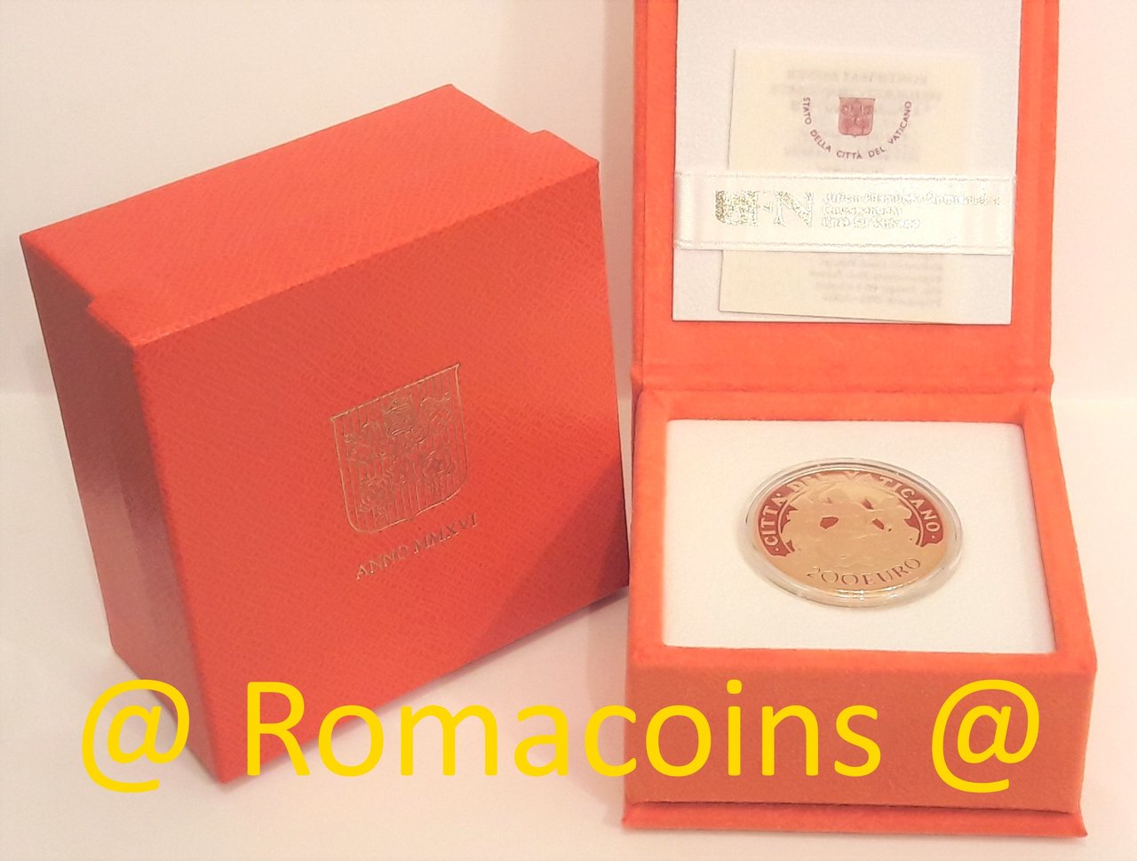 200_Euro_Vatikan_2016_Golmuenze_PP_Polierte_Platte_Romacoins_2
