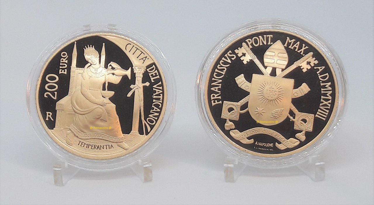 200_Euros_Vatican_2018_Or_Be_Belle_Epreuve