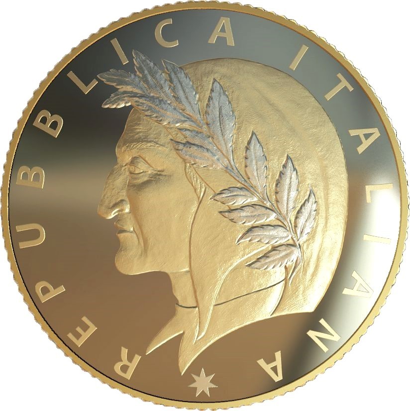 20_Euros_Italie_2023_Or_Dante_Alighieri_Paradis_Tres_Rare