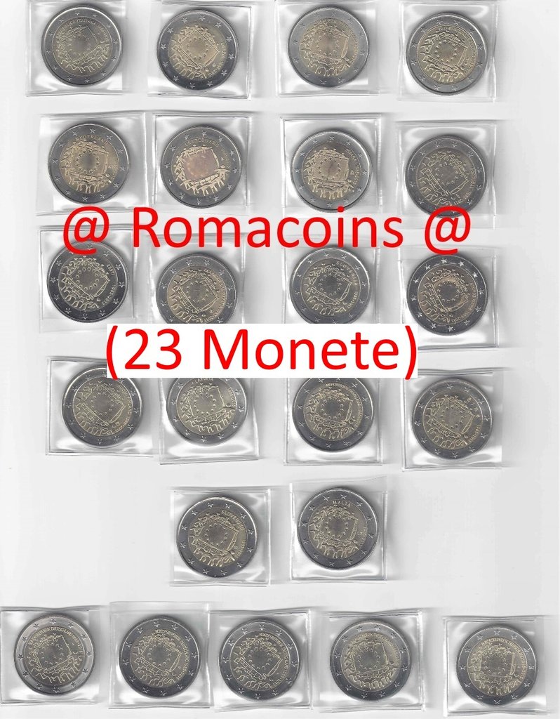 23_X_2_Euros_2015_30_Ans_Drapeau_Europeen_Unc_Romacoins
