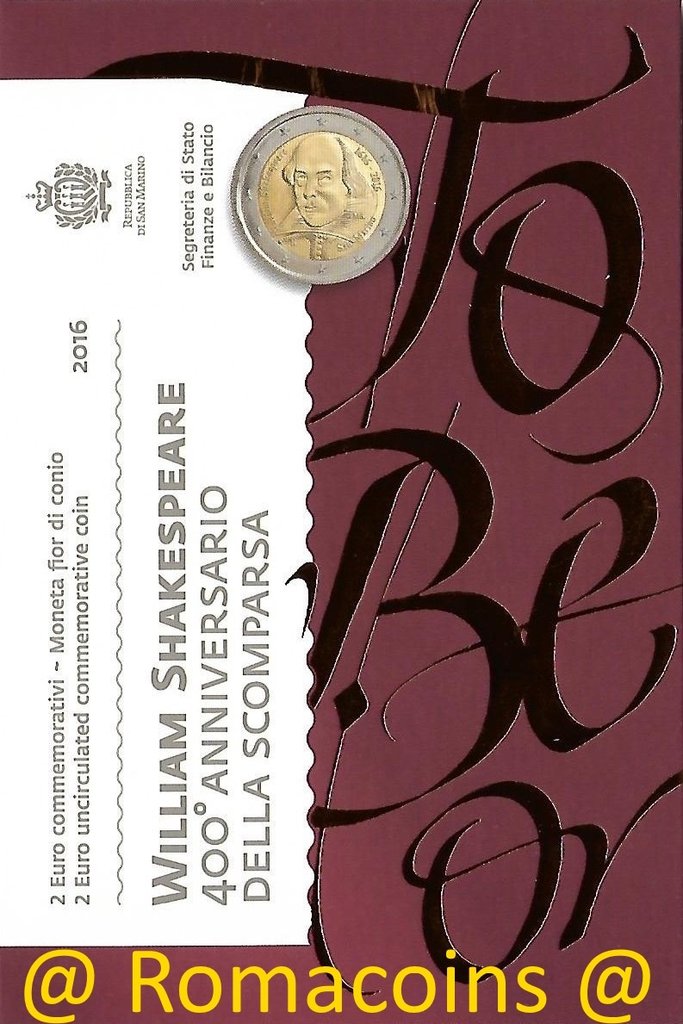 2_Euro_Commemorative_Coin_San_Marino_2016_Shakespeare_Romacoins_2