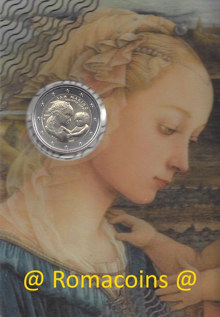 2_Euro_Commemorative_Coin_San_Marino_2019_Filippo_Lippi