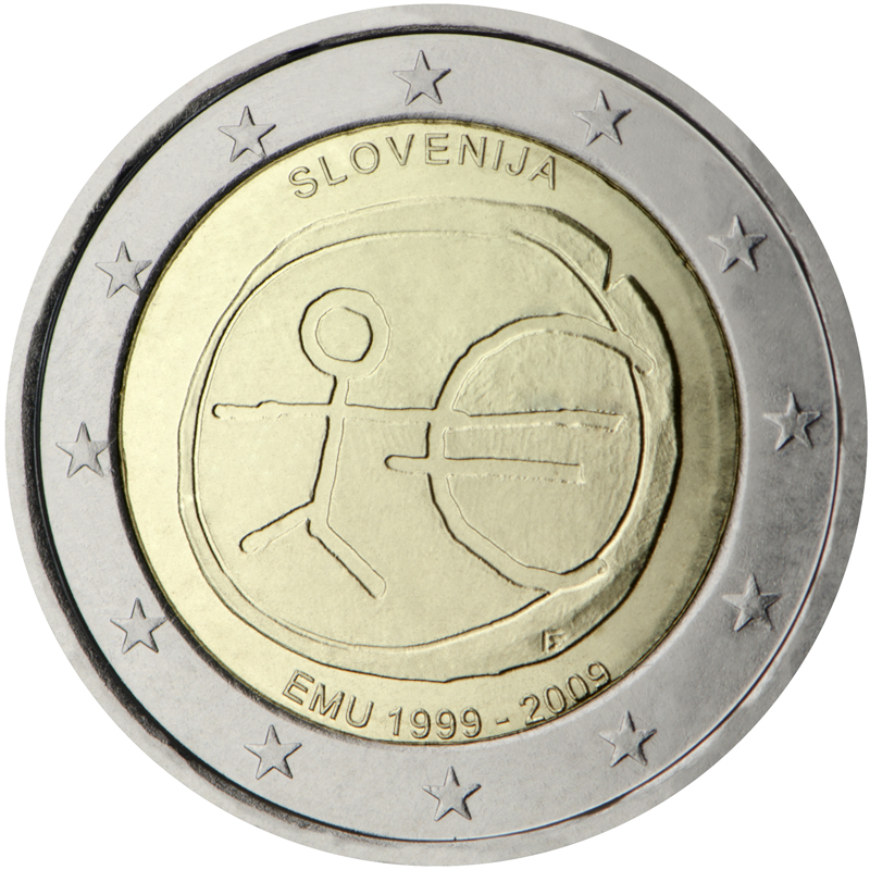 2_Euro_Commemorative_Coin_Slovenia_2009_Emu-Romacoins