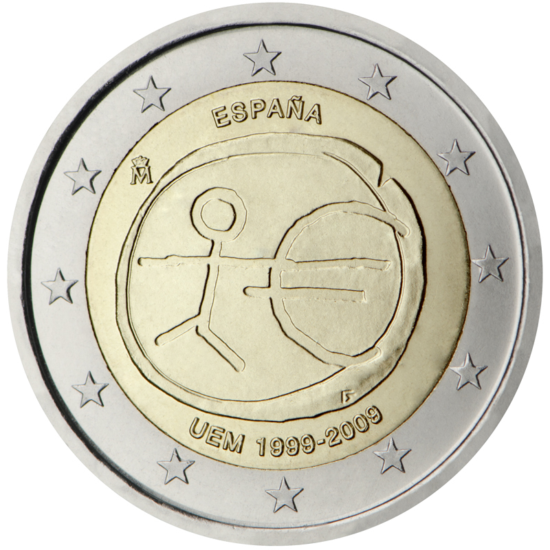 2_Euro_Commemorative_Coin_Spain_2009_Emu-Romacoins