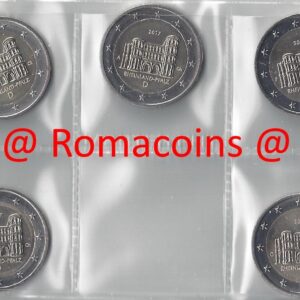 2 Euro Commemorative Coins Germany 2017 5 Mints Porta Nigra
