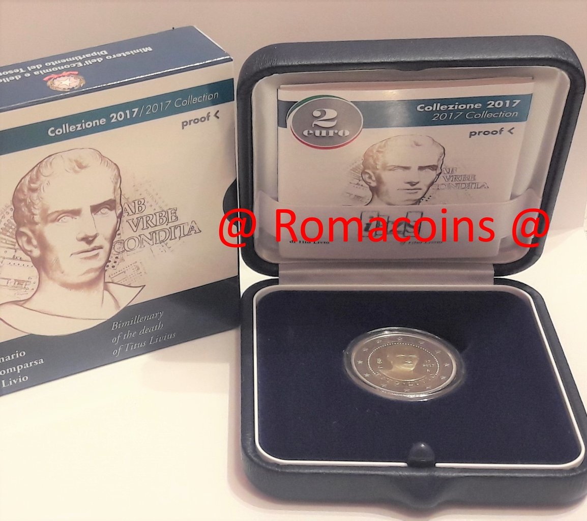 2_Euro_Commemorative_Italy_2017_Proof_Tito_Livio