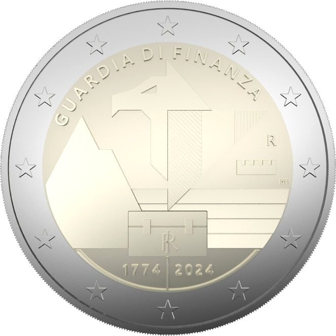 2_Euro_Commemorativi_Italia_2024_Guardia_di_Finanza