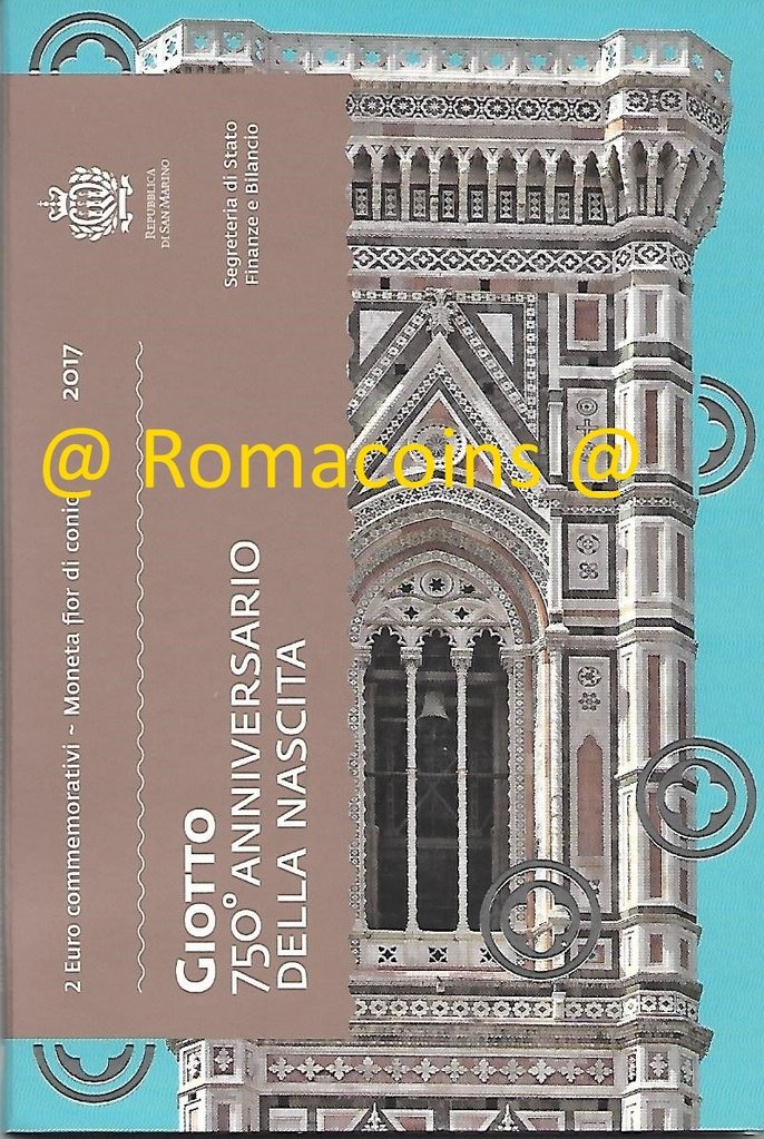 2_Euro_Commemorativi_San_Marino_2017_Giotto_Romacoins