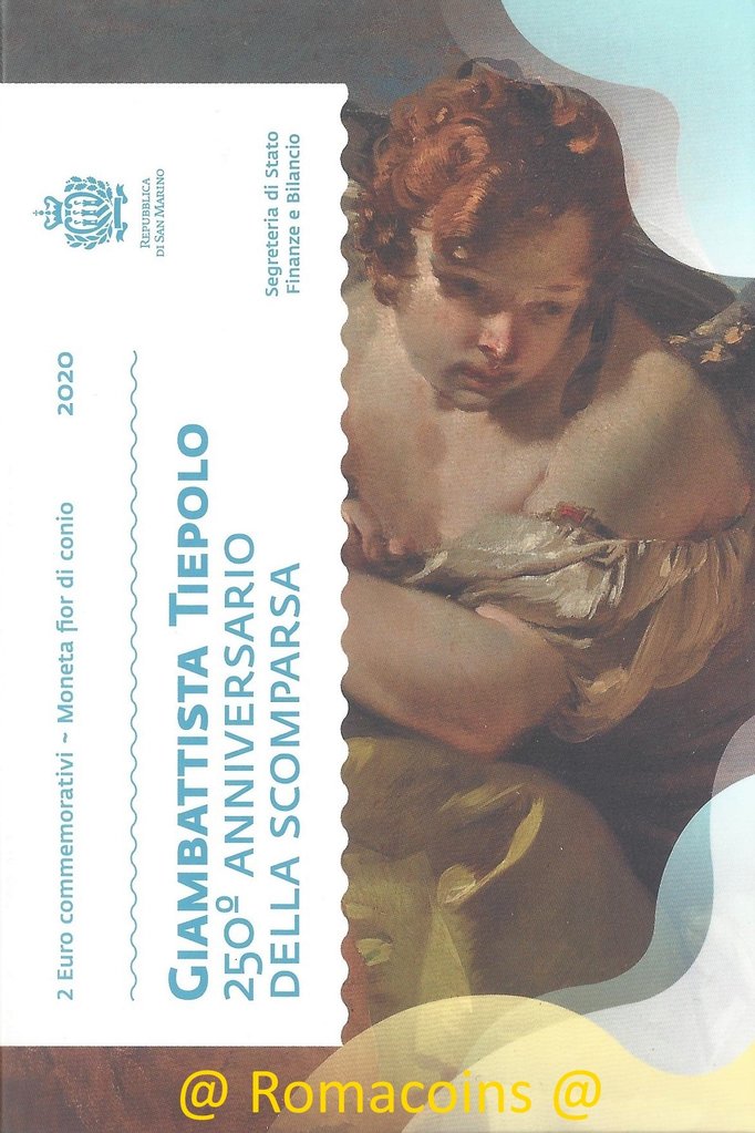 2_Euro_Commemorativi_San_Marino_2020_Giambattista_Tiepolo_Fdc_Romacoins