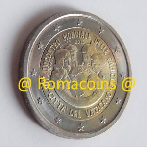 2 Euro Commemorativi Vaticano 2015 Famiglia senza folder