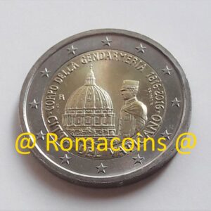 2 Euro Commemorativi Vaticano 2016 Gendarmeria senza folder