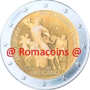 2 Euro Commemorativi Vaticano 2018 Patrimonio C. senza folder