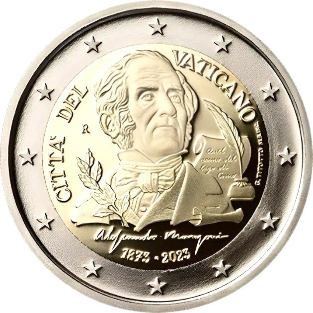 2_Euro_Commemorativi_Vaticano_2023_Manzoni_senza_folder