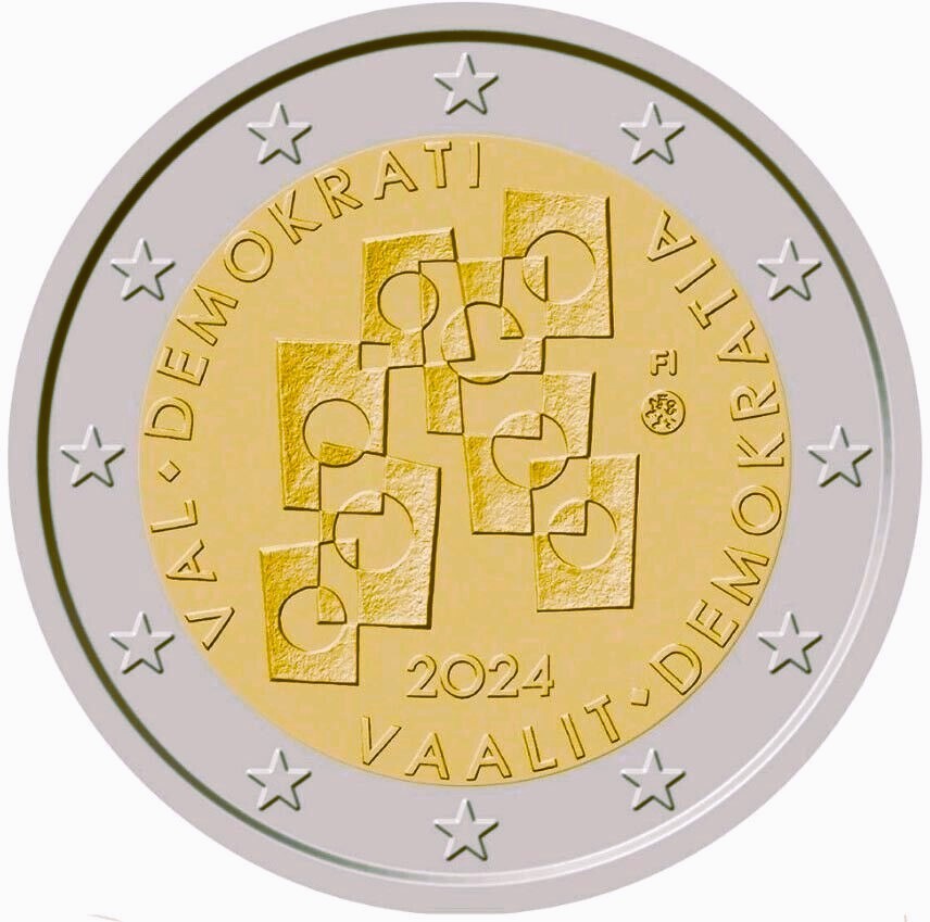 2_Euro_Gedenkmuenze_2024_Finnland_Wahlen_und_Demokratie