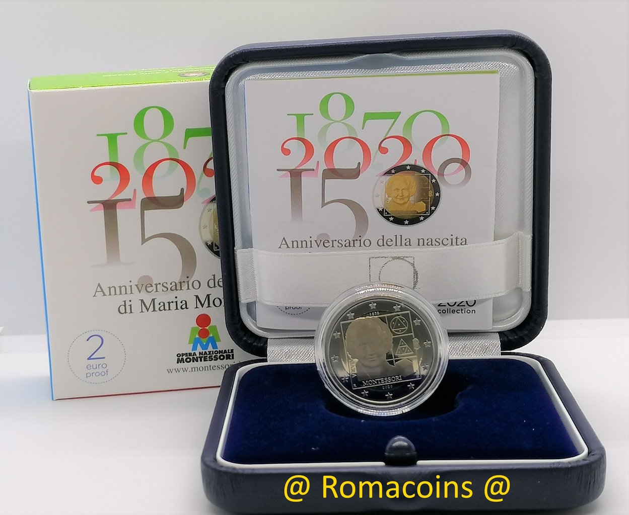 2_Euro_Italia_2020_Maria_Montessori_Specchio_Proof_Fs