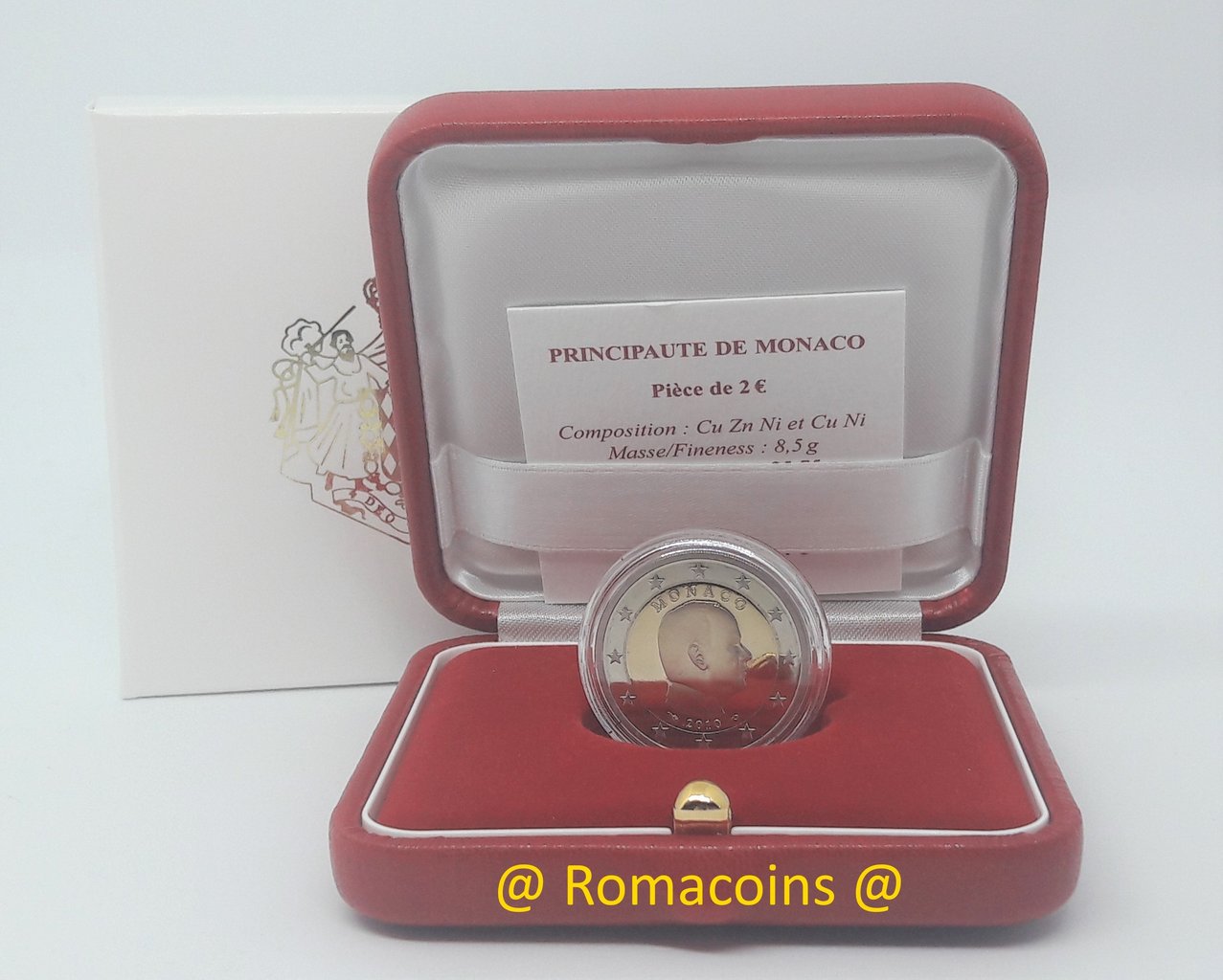 2_Euro_Monaco_2010_Fuerst_Albert_II_PP_Polierte_Platte