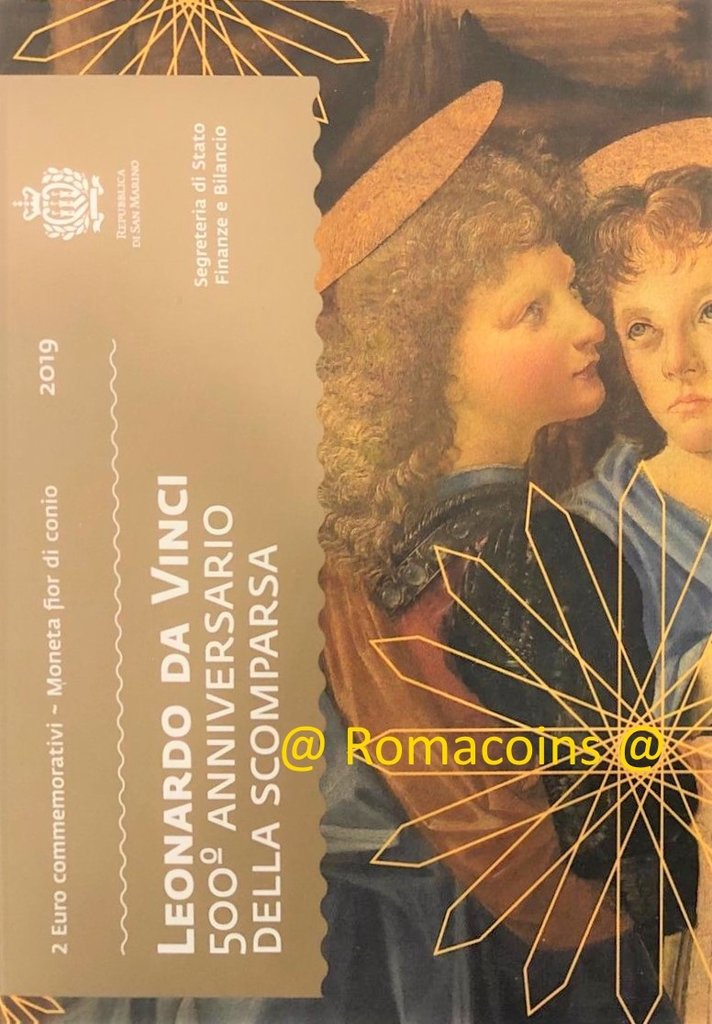 2_Euro_Sondermuenze_San_Marino_2019_Leonardo_da_Vinci
