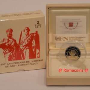 2 Euro Coin Vatican 2017 Proof Saints Peter and Paul