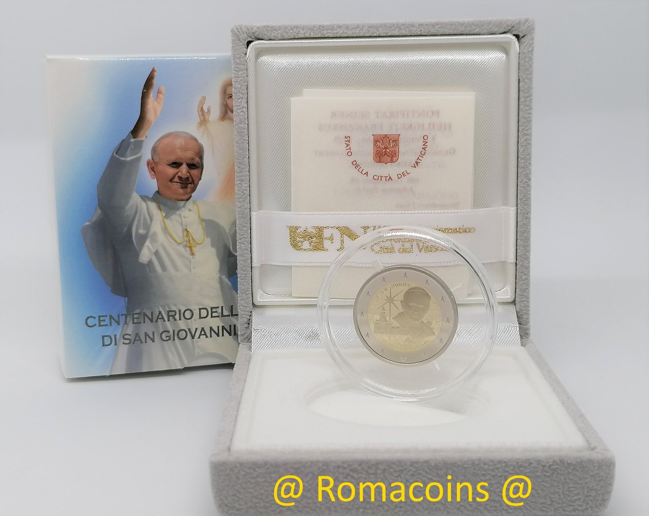 2_Euro_Vatikan_2020_100._Geburtstag_von_Johannes_Paul_II_PP