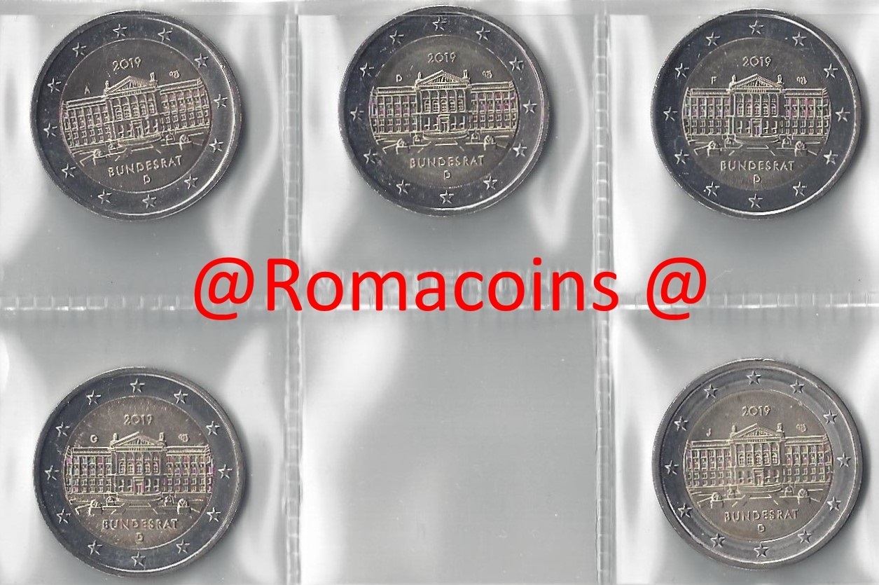 2_Euros_Commemoratives_Allemagne_2019_Bundesrat_5_Ateliers_ADFGJ