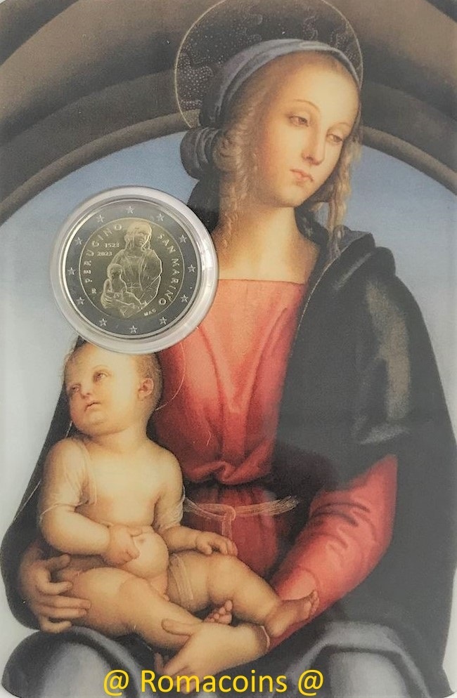 2_Euros_Conmemorativos_San_Marino_2023_Pietro_Perugino