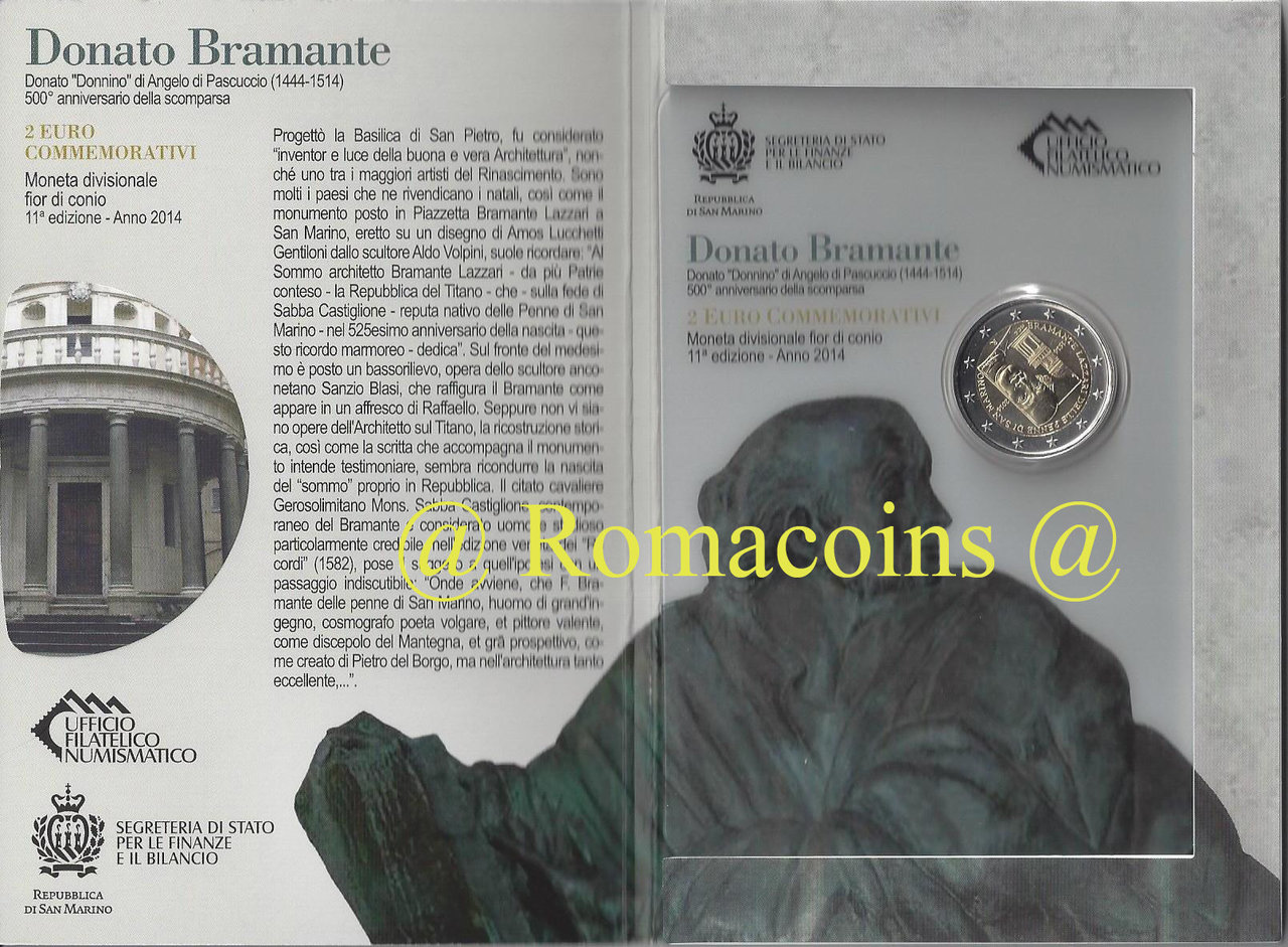 2_Euros_saint-marin_2014_Bramante_Romacoins