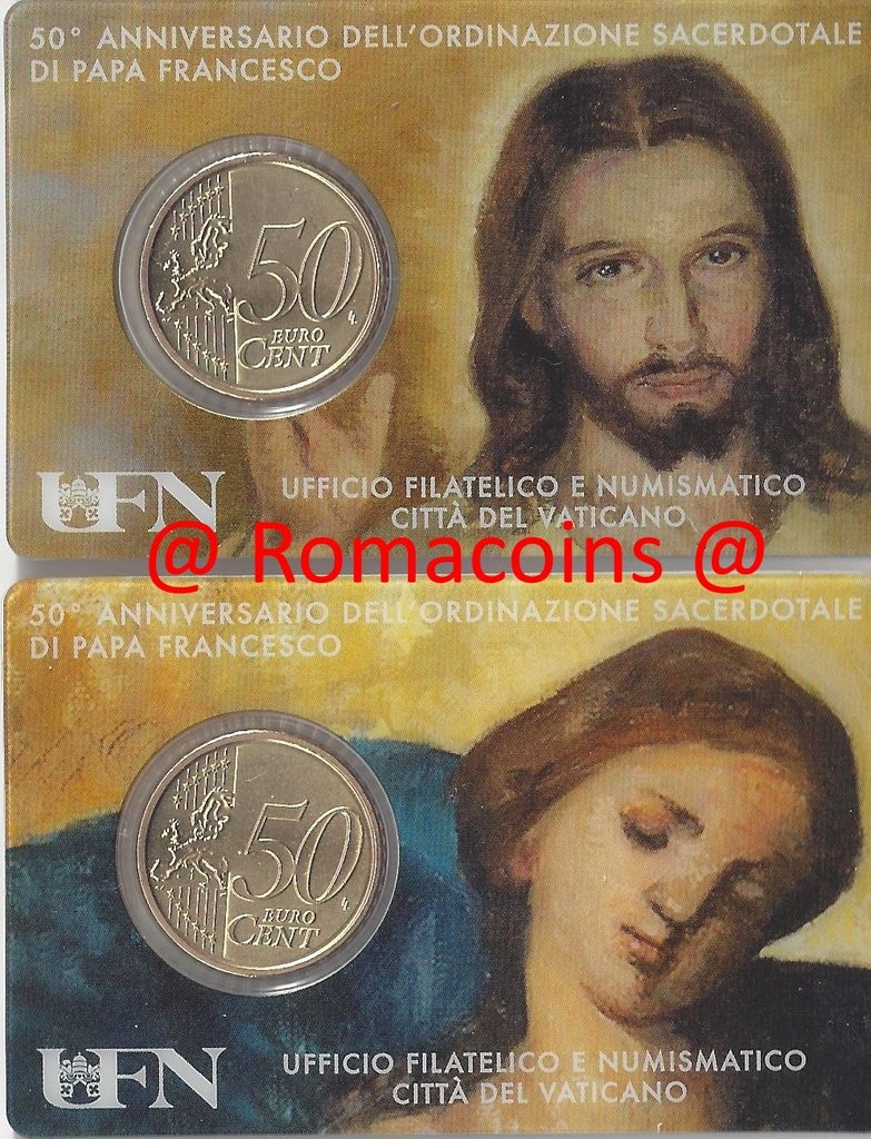 2_Vatican_Coincard_50_cents_Year_2019_Pope_Francis