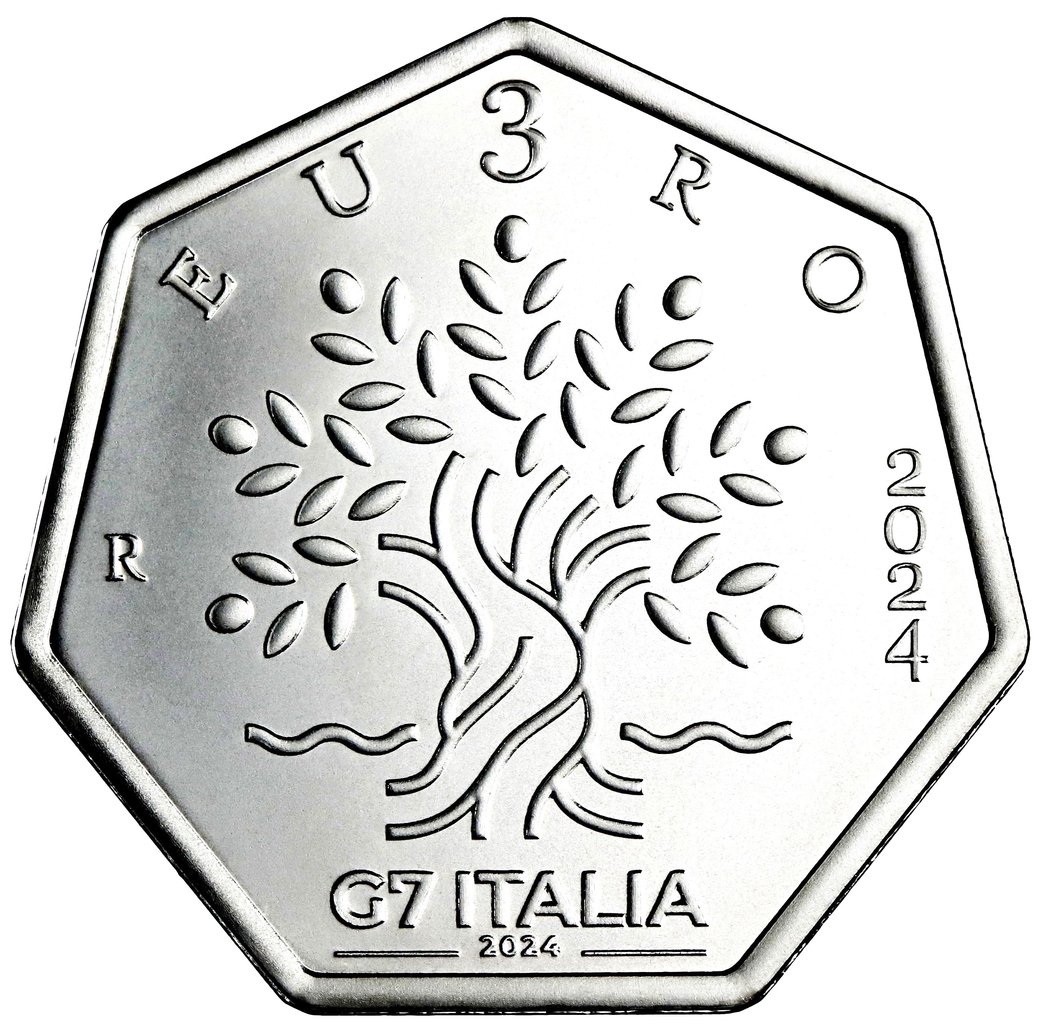 3_Euro_Italy_2024_Italian_Presidency_of_the_G7_Silver_Bu