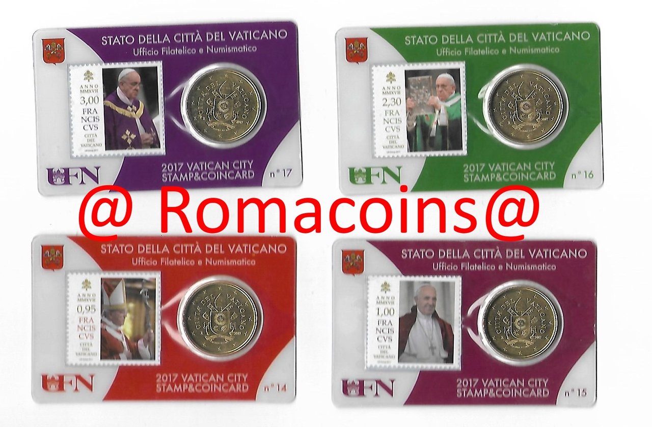 4_Coincard_Vaticano_50_cc_Anno_2017_Papa_Francesco_Romacoins