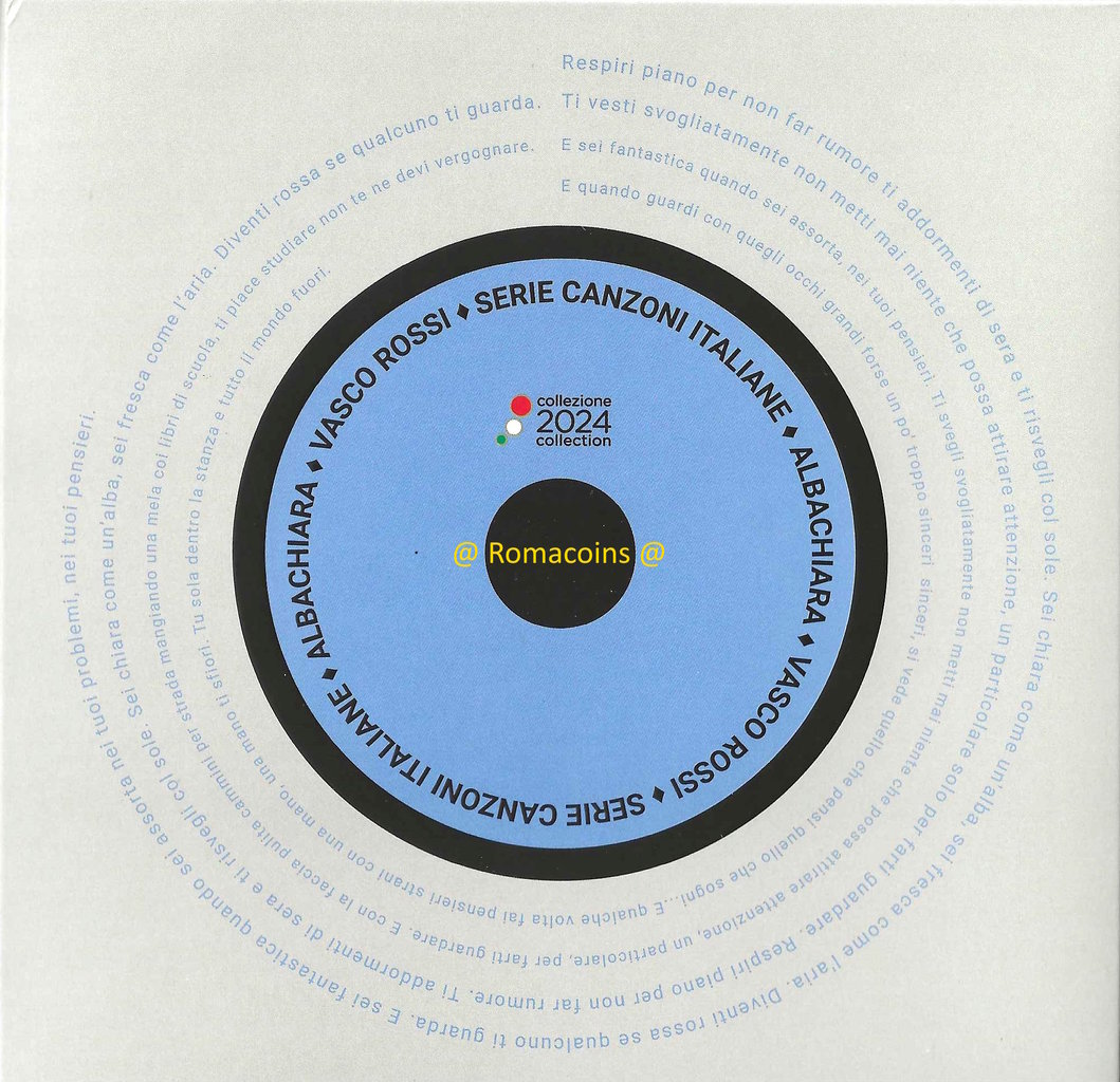 5_Euro_Alba_Chiara_Vasco_Rossi_Italia_2024_Fdc_Argento_Rara