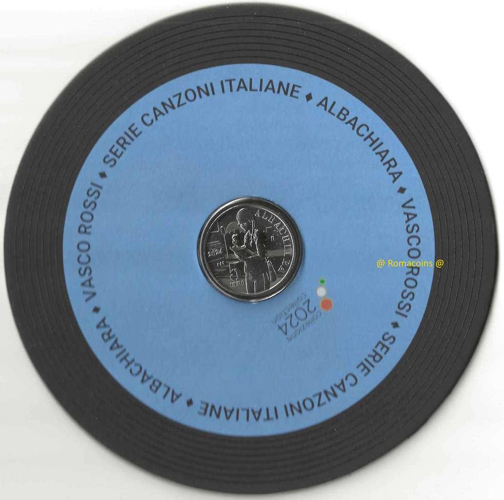5_Euro_Alba_Chiara_Vasco_Rossi_Silver_Italy_2024_Bu_Rare