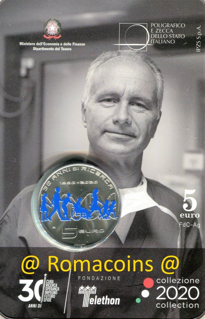5_Euro_Italia_2020_Fondazione_Telethon_Argento_in_Blister_Fdc