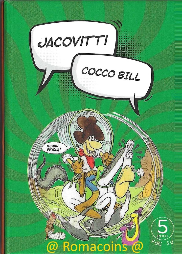 5_Euro_Italia_2024_Jacovitti_Moneta_Fdc_Cocco_Bill