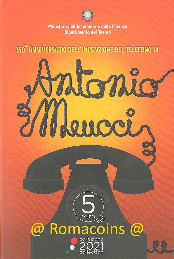 5_Euro_Italien_2021_Antonio_Meucci_in_Kupfer_St.
