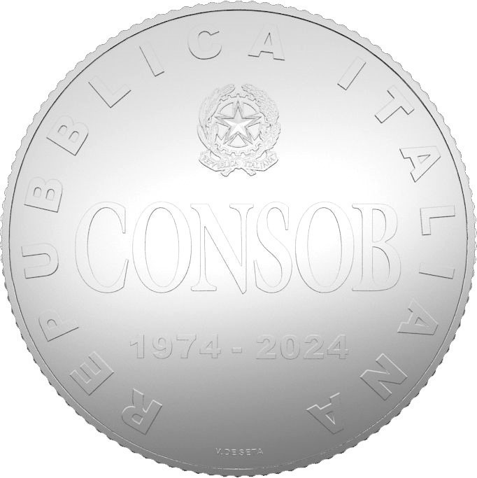 5_Euro_Italien_2024_50_Jahre_Consob_Silber_PP
