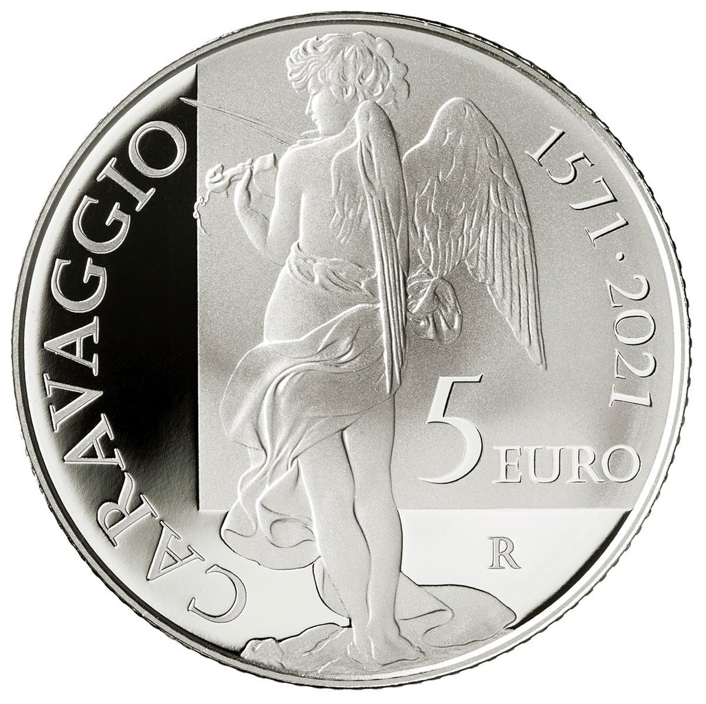 5_Euro_Italy_2021_Caravaggio_Silver_Proof