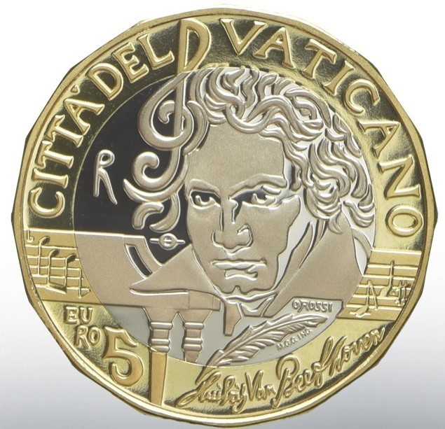 5_Euro_Vatican_2020_Bimetallic_Ludwig_van_Beethoven_Proof