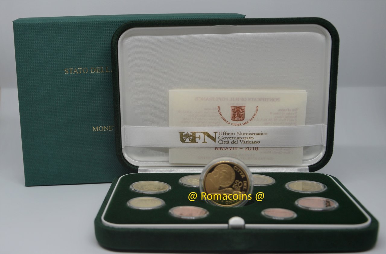 Be_Vatican_2018_Coffret_Belle_epreuve_50_Euros_Or_2