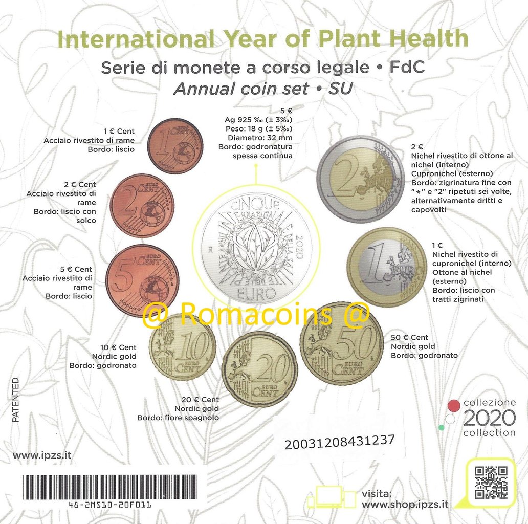 Bu_Italie_2020_5_Euros_Sante_des_Plantes_Coffret