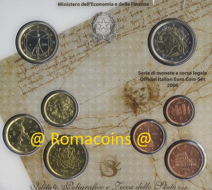 Bu_Set_Italy_2006_Euro_8_Coins